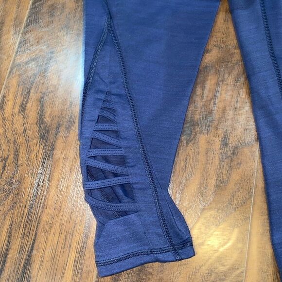 Athleta | Navy Criss Cross Chaturanga Capris - Picture 5 of 7